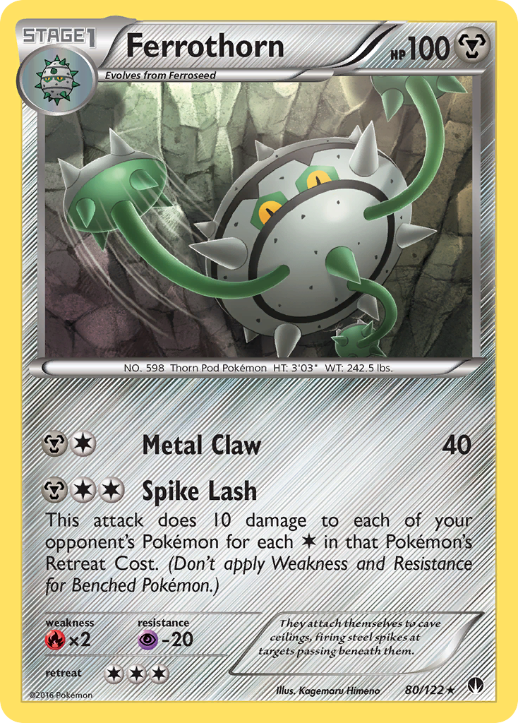 ferrothorn pokemon card 2904 [Pokmon Cards] 6-card set 6 (Used) 2074874312| magi -TCG Marketplace- 209/182 / Illustration Rare Card Type / HP / Stage Pokemon Ferrothorn 209 New |