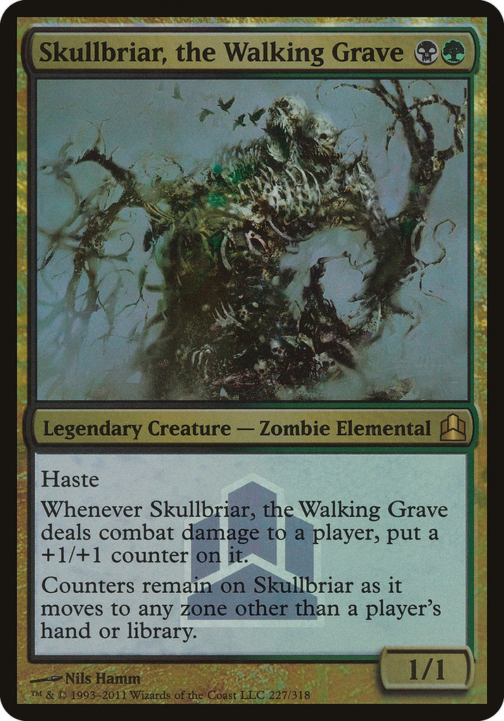 Skullbriar, the Walking Grave (Launch) (Oversized) [Commander 2011  Oversized]