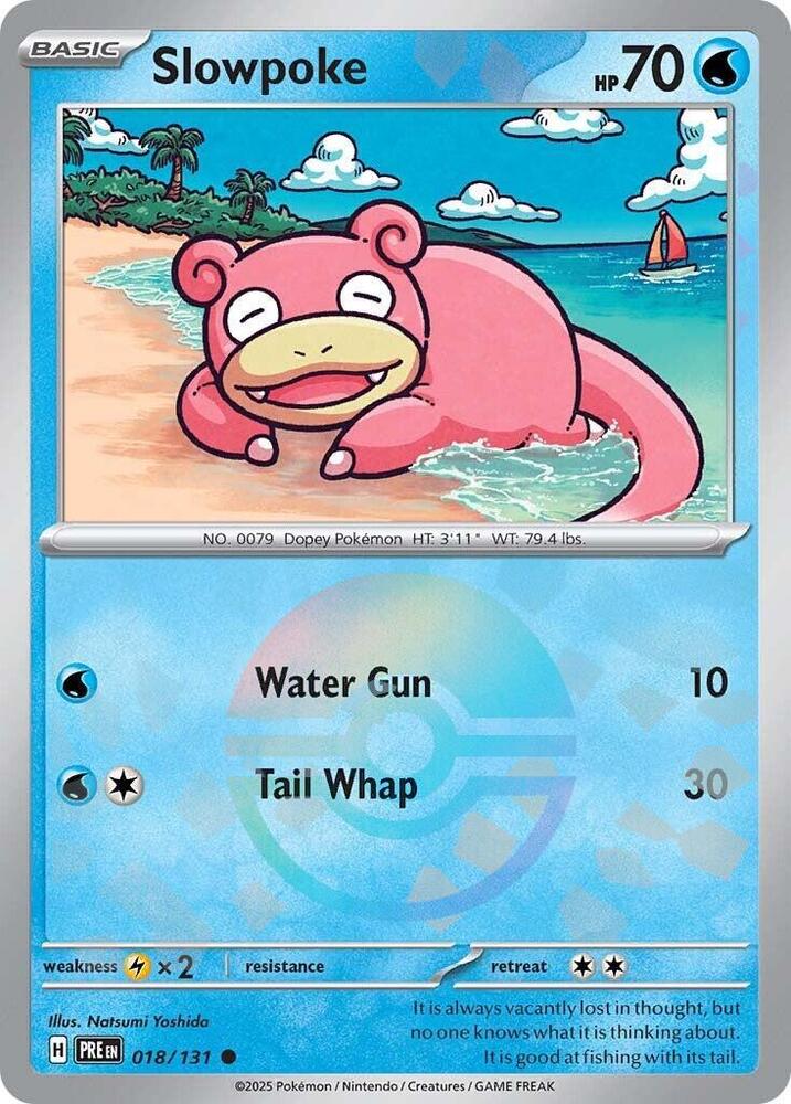 Slowpoke (018/131) (Poke Ball Pattern) [Scarlet & Violet: Prismatic Evolutions]