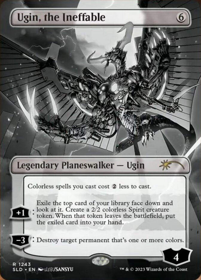 Ugin, the Ineffable (Borderless) [Secret Lair Drop Series]