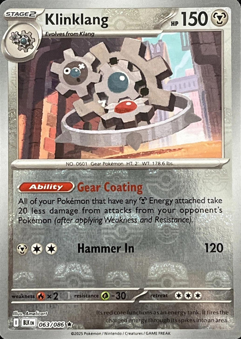Klinklang (067/086) (Master Ball Pattern) [Scarlet & Violet: Black Bolt]