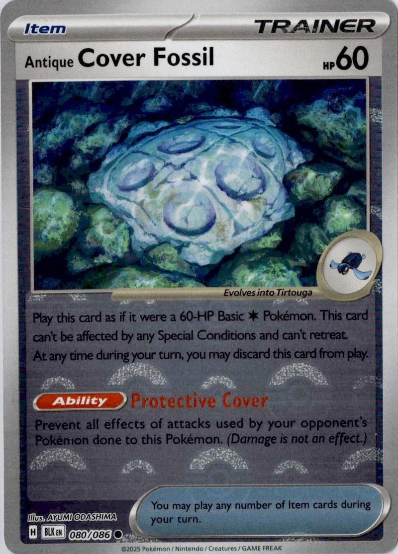 Antique Cover Fossil (080/086) (Poke Ball Pattern) [Scarlet & Violet: Black Bolt]