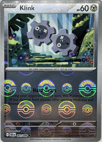 Klink (061/086) (Poke Ball Pattern) [Scarlet & Violet: Black Bolt]