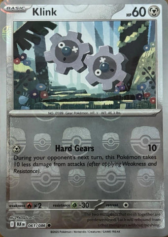 Klink (065/086) (Master Ball Pattern) [Scarlet & Violet: Black Bolt]