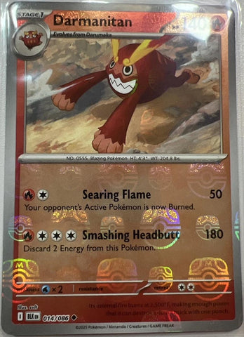Darmanitan (014/086) (Master Ball Pattern) [Scarlet & Violet: Black Bolt]