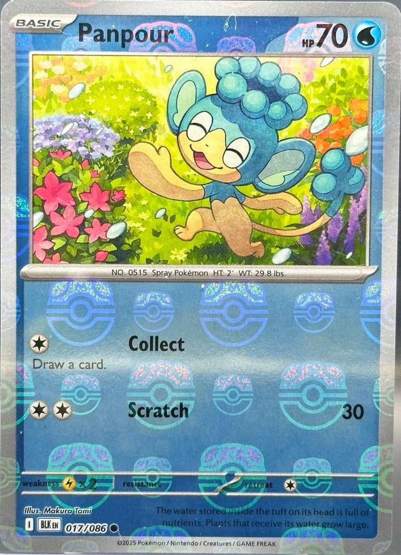 Panpour (017/086) (Master Ball Pattern) [Scarlet & Violet: Black Bolt]