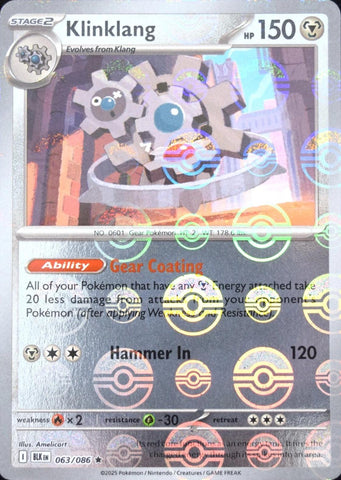 Klingklang (063/086) (Poke Ball Pattern) [Scarlet & Violet: Black Bolt]