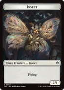 Warrior // Insect Double-Sided Token [Reality Fracture Commander Tokens]