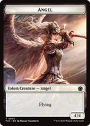 Angel (0002) // Spirit Double-Sided Token [Foundations Commander Tokens]