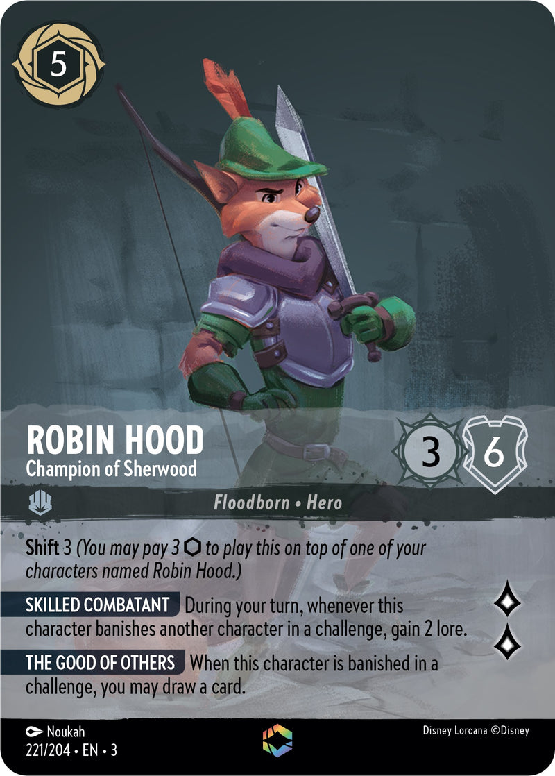 Robin Hood - Champion of Sherwood (Enchanted) (221/204) [Into the Inklands]