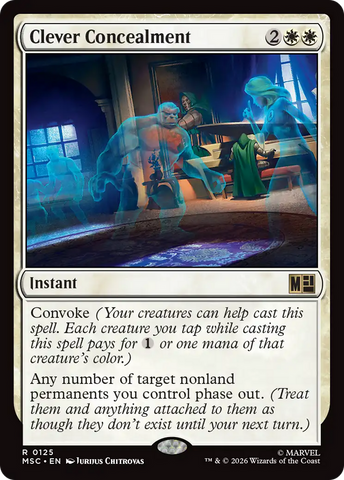 Clever Concealment (Surge Foil) [Marvel Super Heroes Commander]
