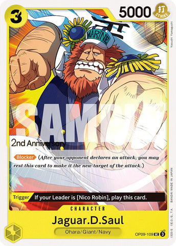 Jaguar.D.Saul [Emperors in the New World: 2nd Anniversary Tournament Cards]