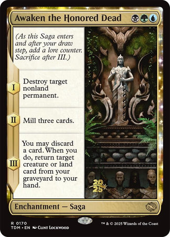 Awaken the Honored Dead [Tarkir: Dragonstorm Prerelease Promos]