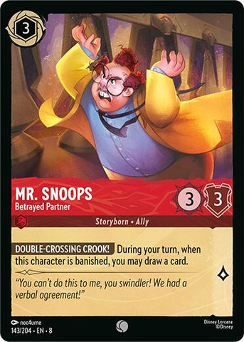 Mr. Snoops - Betrayed Partner (143/204) [Reign of Jafar]