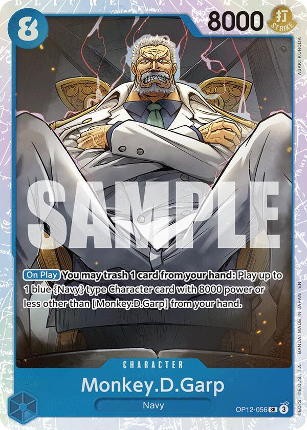 Monkey.D.Garp (Alternate Art) [Legacy of the Master]