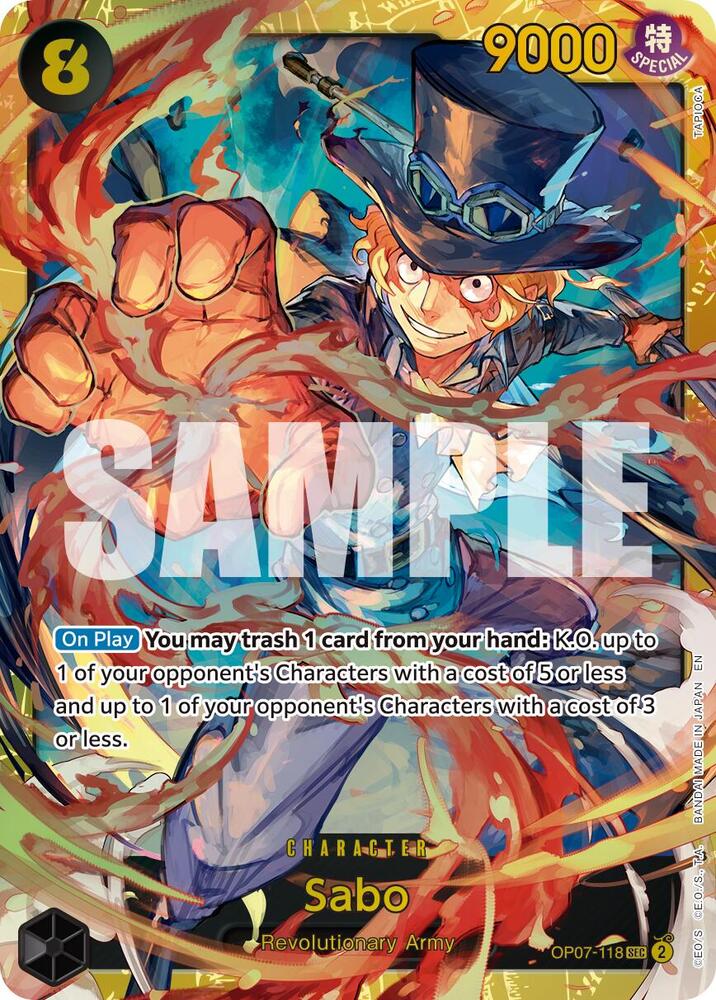 Sabo (OP07-118) (Reprint) [Premium Booster -The Best- Vol. 2]