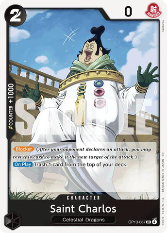 Saint Charlos [Carrying On His Will]