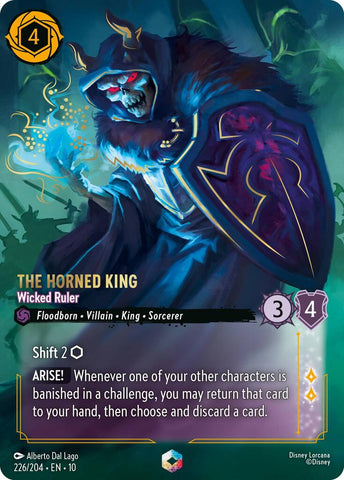 The Horned King - Wicked Ruler (Enchanted) (226/204) [Whispers in the Well]