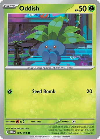 Oddish (001/094) [Mega Evolution: Phantasmal Flames]