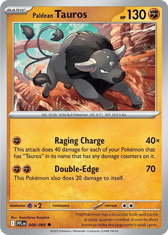 Paldean Tauros (048/094) [Mega Evolution: Phantasmal Flames]