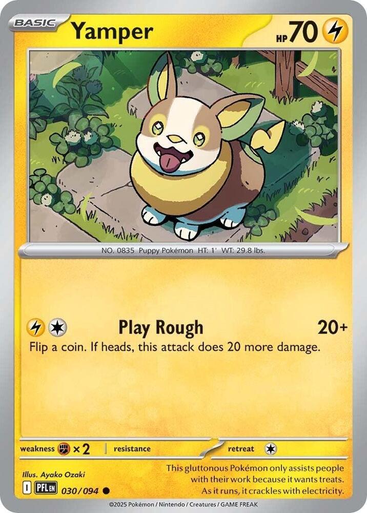 Yamper (030/094) [Mega Evolution: Phantasmal Flames]