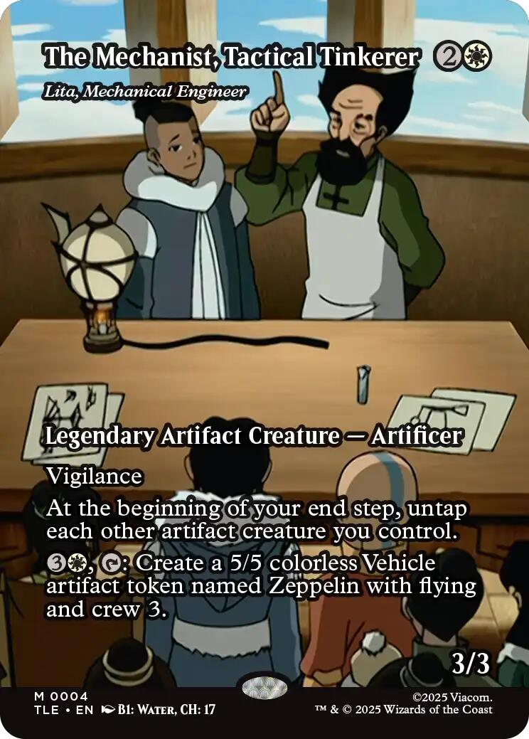 The Mechanist, Tactical Tinkerer - Lita, Mechanical Engineer (Borderless) [Avatar: The Last Airbender: Eternal-Legal]