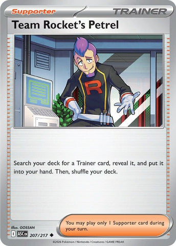 Team Rocket's Petrel (207/217) [Mega Evolution: Ascended Heroes]