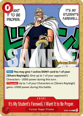 It's My Student's Farewell. I Want It to Be Proper. [Adventure on Kami's Island Release Event]