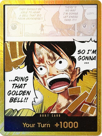 DON!! Card (Luffy) (Gold) [Adventure on Kami's Island]