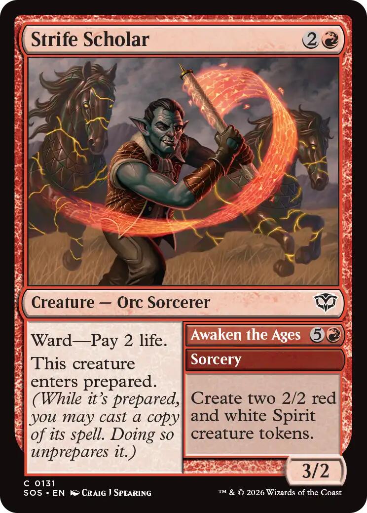 Strife Scholar [Secrets of Strixhaven]