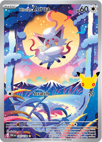 Hisuian Zorua (145/128) [Mega Evolution: 30th Celebration]
