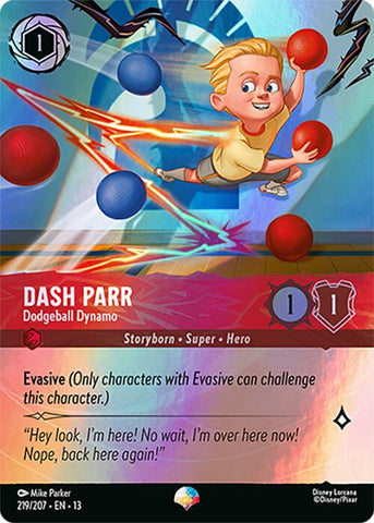 Dash Parr - Dodgeball Dynamo (Epic) (219/204) [Attack of the Vine!]