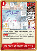 The Power to Destroy the World [The World's Strongest Warriors Release Event Cards]