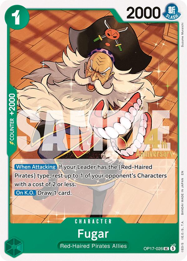 Fugar [The World's Strongest Warriors Release Event Cards]