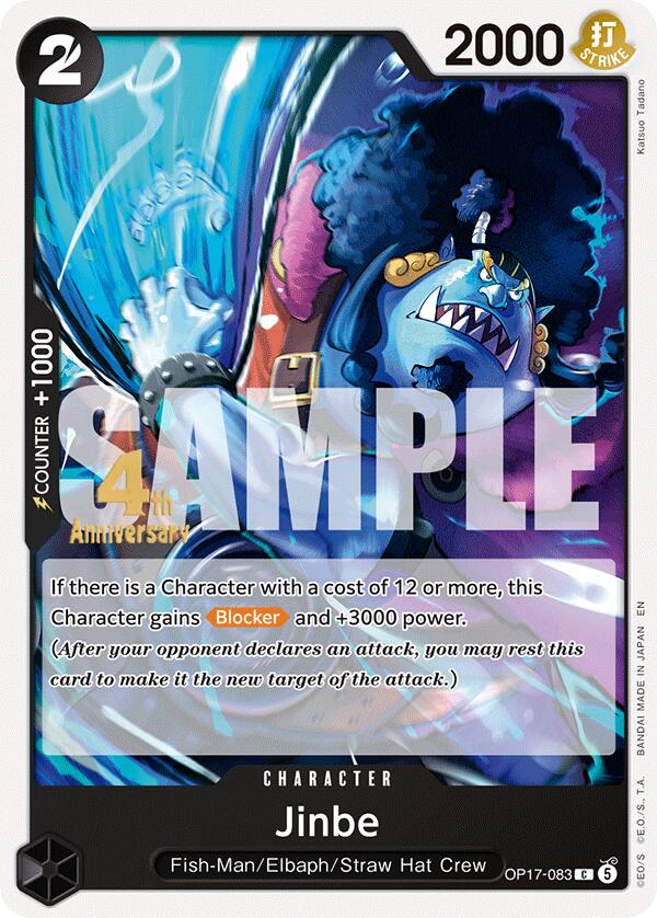Jinbe [The World's Strongest Warriors Release Event Cards]