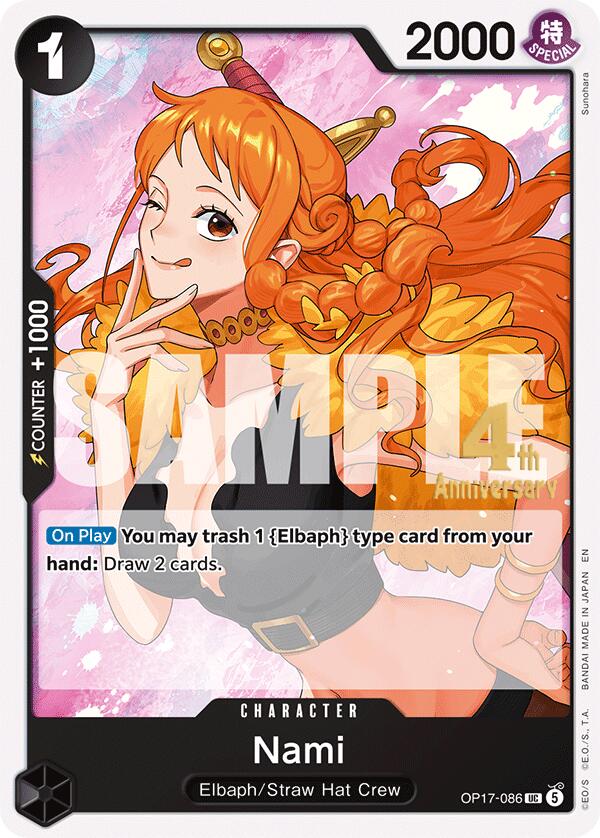 Nami [The World's Strongest Warriors Release Event Cards]