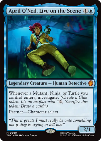 April O'Neil, Live on the Scene [Teenage Mutant Ninja Turtles Commander]