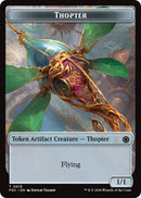 Thopter // Phyrexian Germ Double-Sided Token [Foundations Commander Tokens]