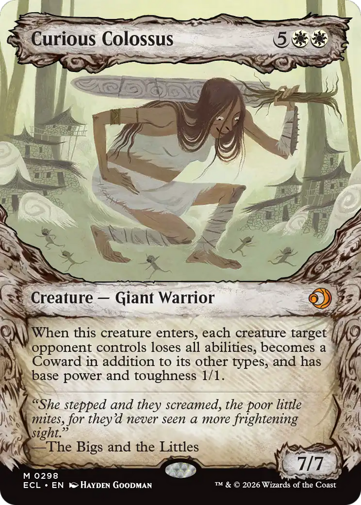 Curious Colossus (Showcase) [Lorwyn Eclipsed]