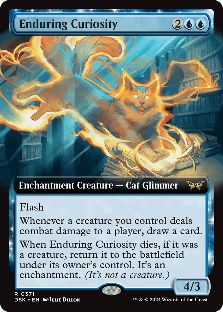 Enduring Curiosity (Extended Art) [Duskmourn: House of Horror]