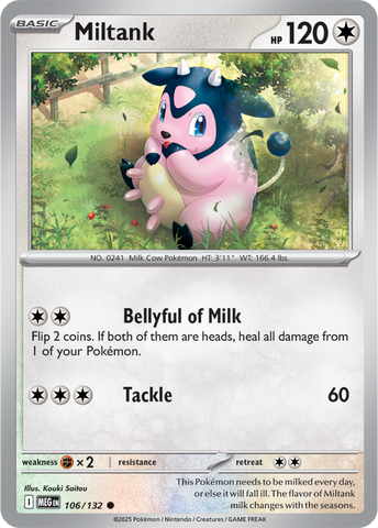 Miltank (106/132) [Mega Evolution: Base Set]