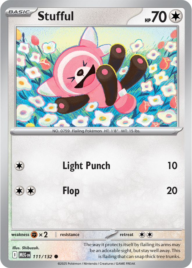 Stufful (111/132) [Mega Evolutions: Base Set]