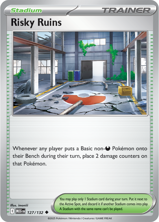 Risky Ruins (127/132) [Mega Evolutions: Base Set]