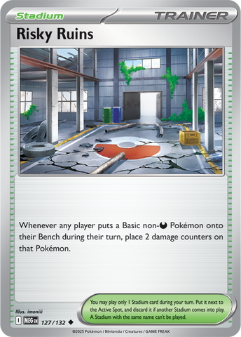Risky Ruins (127/132) [Mega Evolution: Base Set]