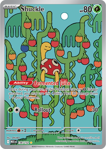 Shuckle (136/132) [Mega Evolutions: Base Set]