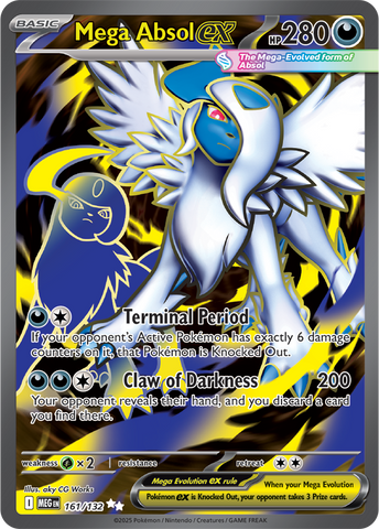 Mega Absol ex (161/132) [Mega Evolutions: Base Set]