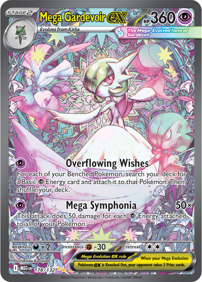 Mega Gardevoir ex (178/132) [Mega Evolutions: Base Set]