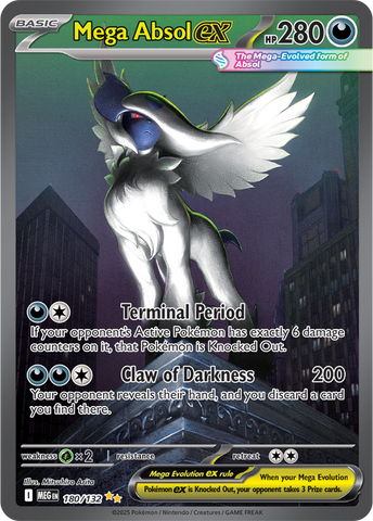 Mega Absol ex (180/132) [Mega Evolution: Base Set]