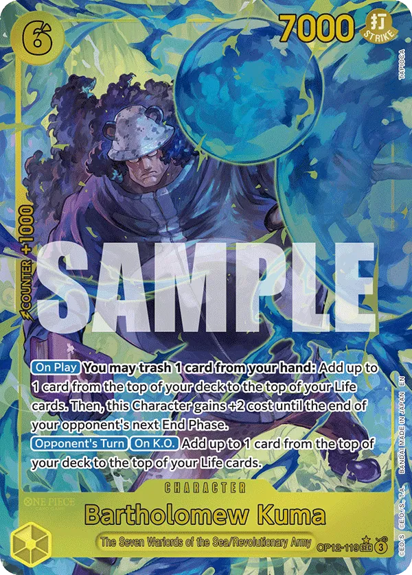 Bartholomew Kuma (Alternate Art) [Legacy of the Master]