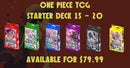 One Piece TCG Starter Decks 15 - 20